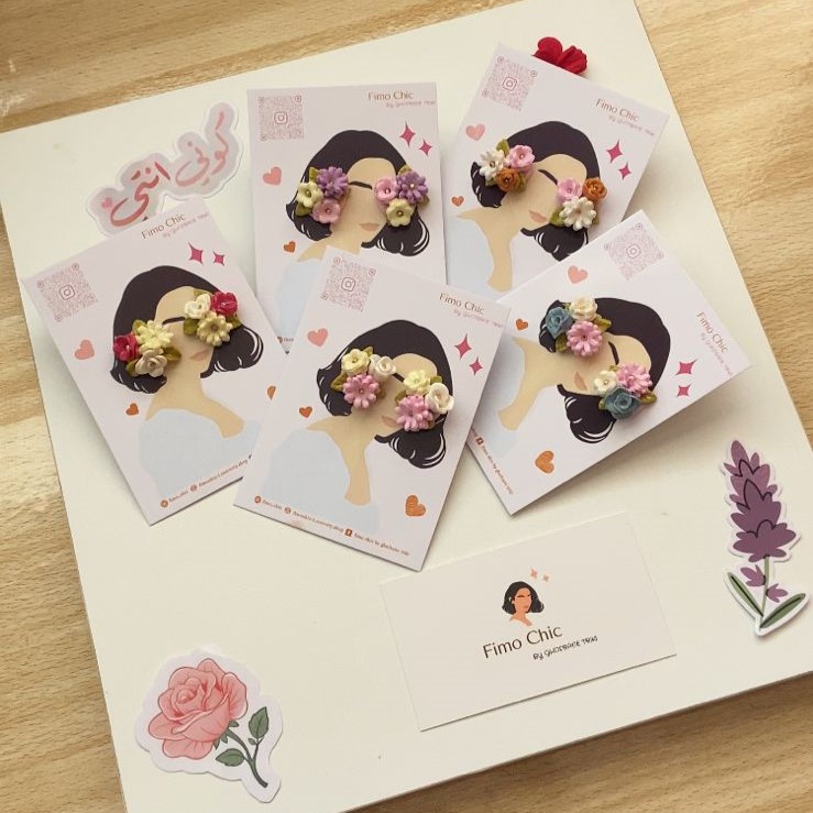 Boucles d’oreilles Bouquets de fleurs