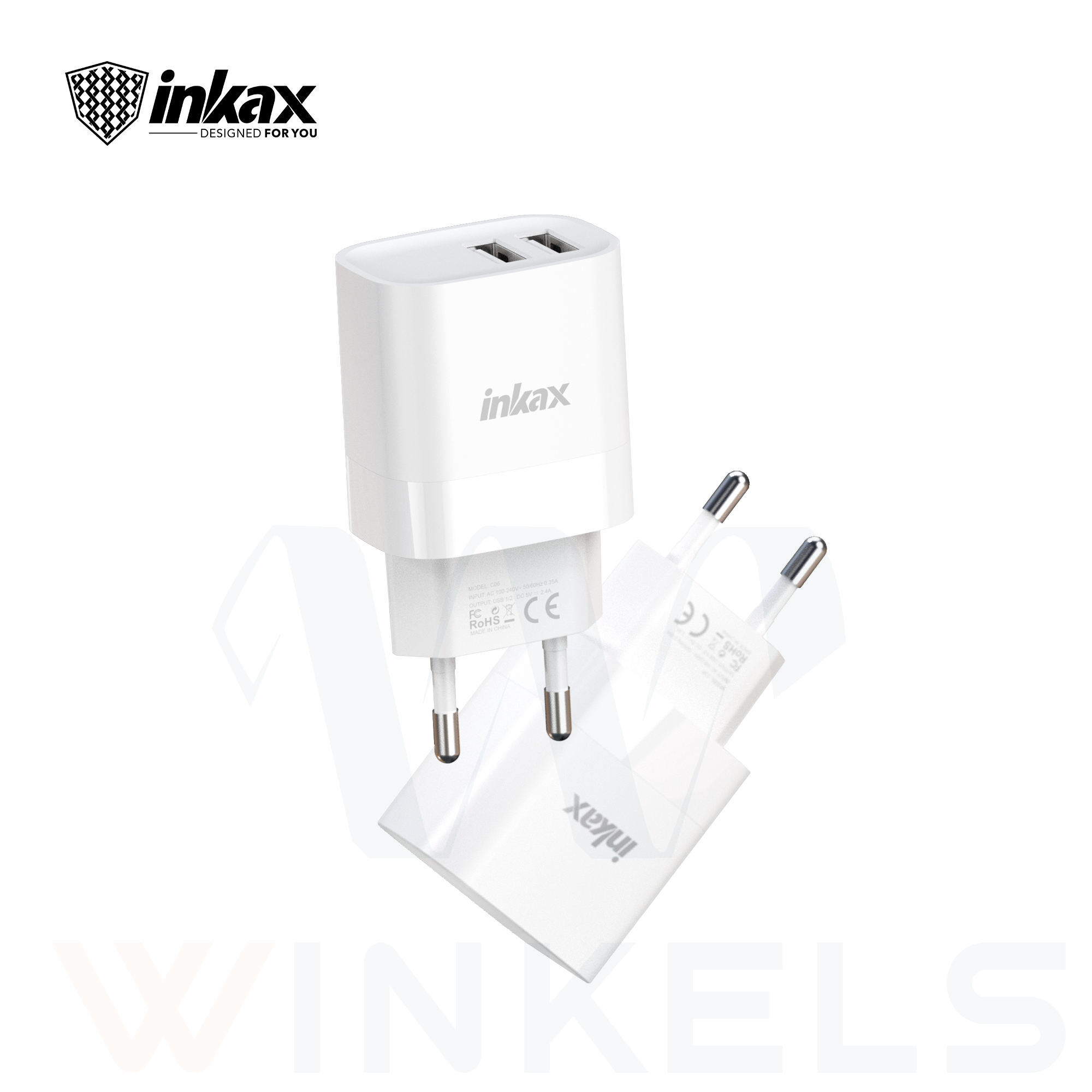 C06-EU 2.4A 2USB HOME CHARGER