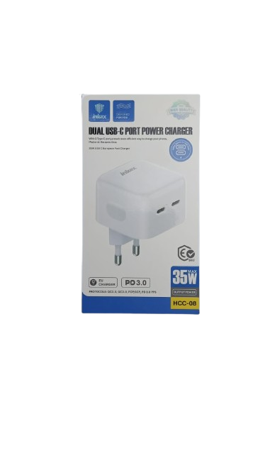 CHARGEUR 35 W INKAX HCC-08 DOUBLE PORT TYPE – C