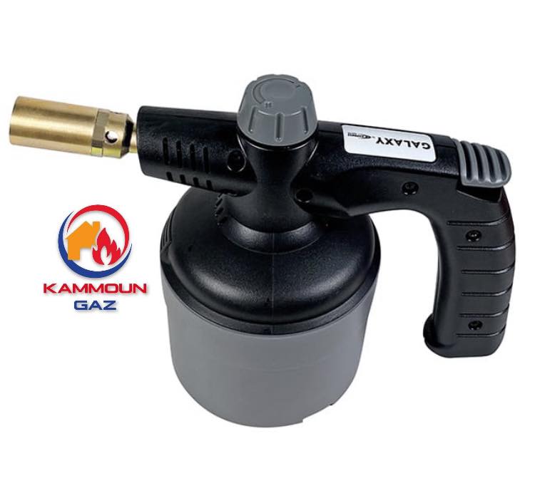 Chalumeau à cartouche Butane allumage automatique piezo.