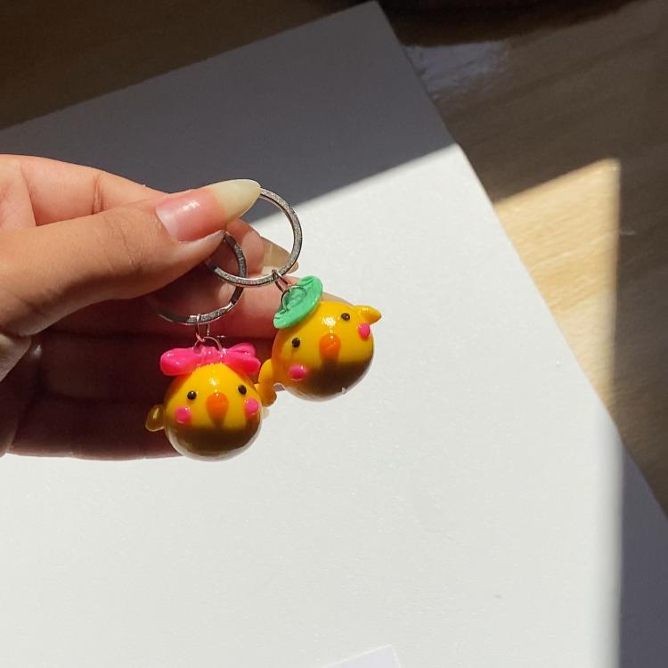 Duo de Porte-clés Poussins – "Fleles"
